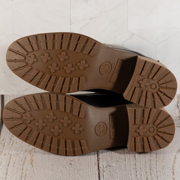 Timberland Women's Sienna High Waterproof Side Zip Boot Dark Brown Size 10 M - Picture 9 of 14